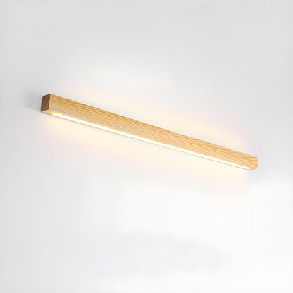 Wandlamp Minimalistisch met Geïntegreerde LED en Houten Behuizing