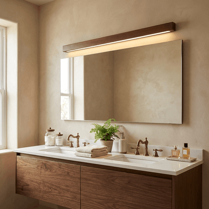 Wandlamp Minimalistisch met Geïntegreerde LED en Houten Behuizing
