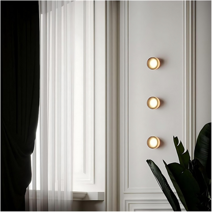 Wandlamp Minimalistisch met Glazen Kap en Geïntegreerde LED