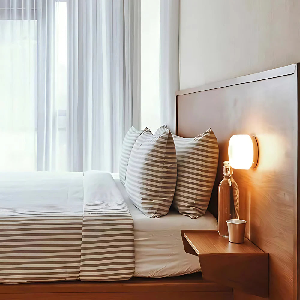Wandlamp Minimalistisch met Glazen Kap en Geïntegreerde LED