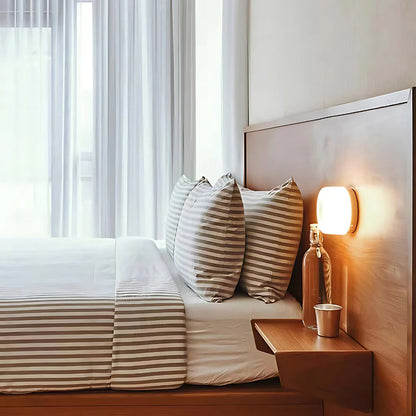 Wandlamp Minimalistisch met Glazen Kap en Geïntegreerde LED