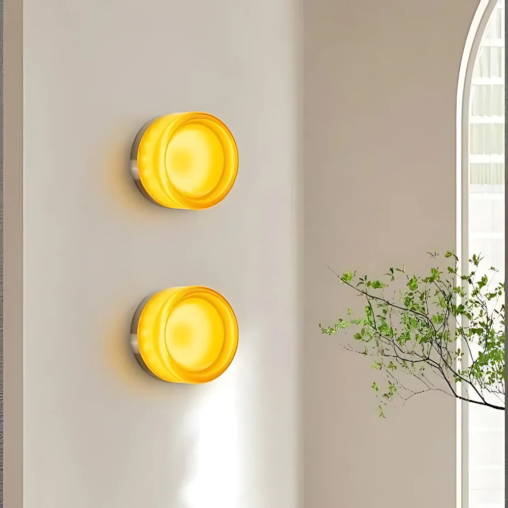 Wandlamp Minimalistisch met Glazen Kap en Geïntegreerde LED