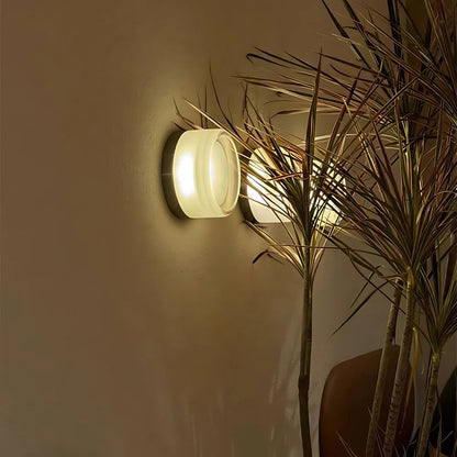 Wandlamp Minimalistisch met Glazen Kap en Geïntegreerde LED