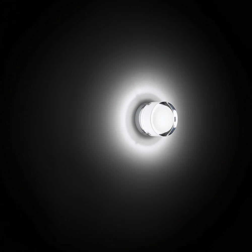 Wandlamp Minimalistisch met Glazen Kap en Geïntegreerde LED