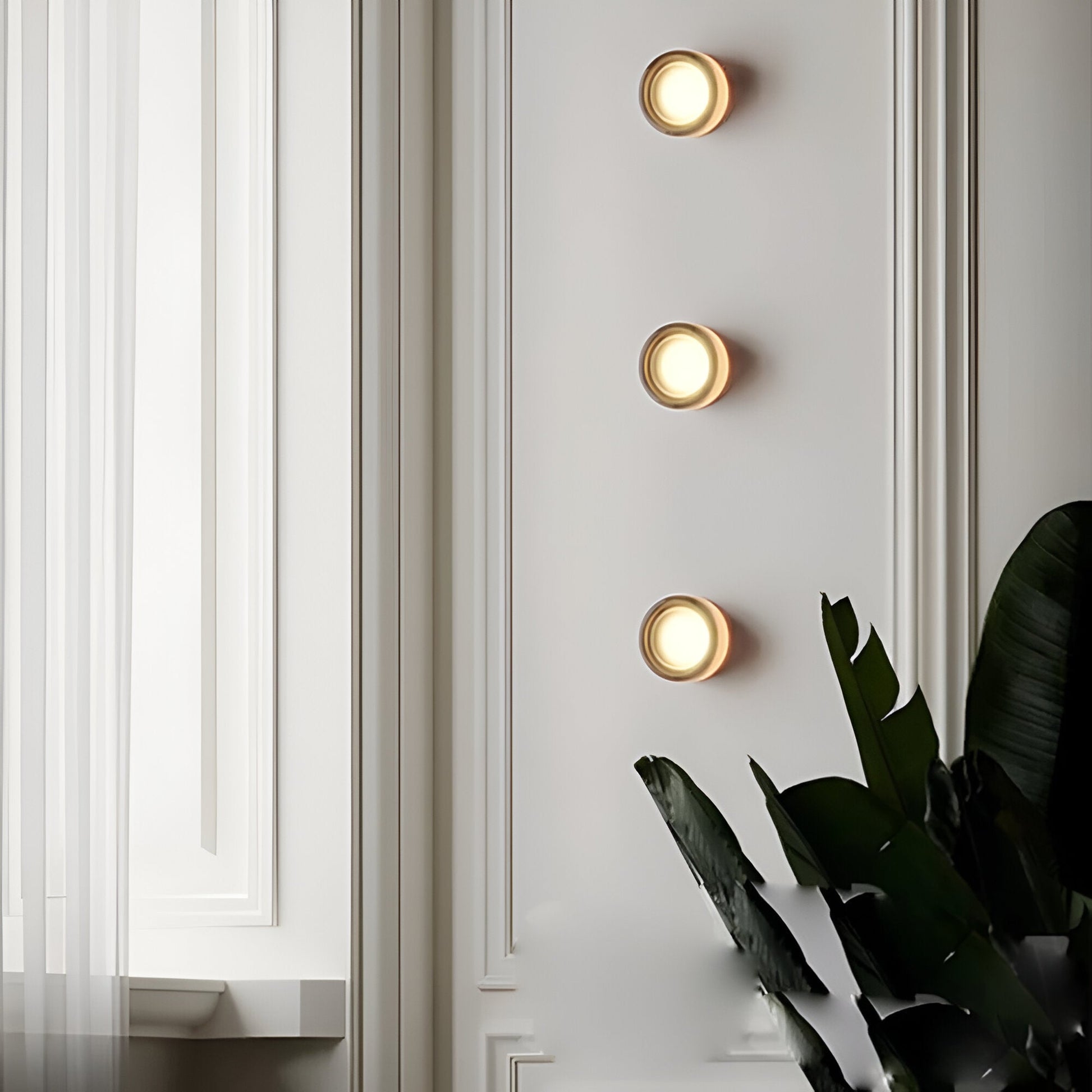 Wandlamp Minimalistisch met Glazen Kap en Geïntegreerde LED
