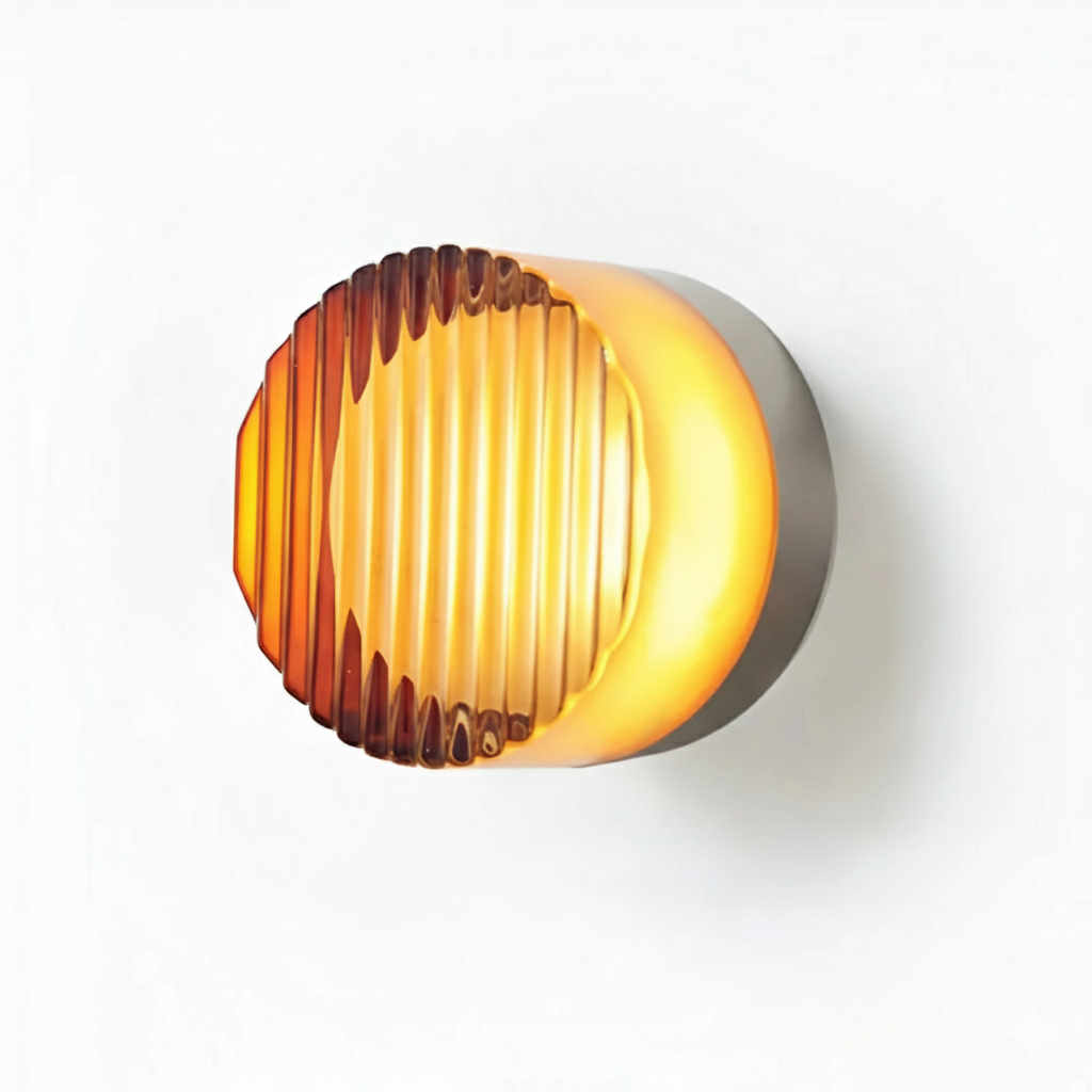 Wandlamp Minimalistisch met Glazen Kap en Geïntegreerde LED