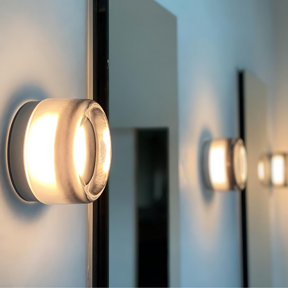 Wandlamp Minimalistisch met Glazen Kap en Geïntegreerde LED