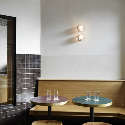 Wandlamp Minimalistisch met Glazen Kap en Geïntegreerde LED