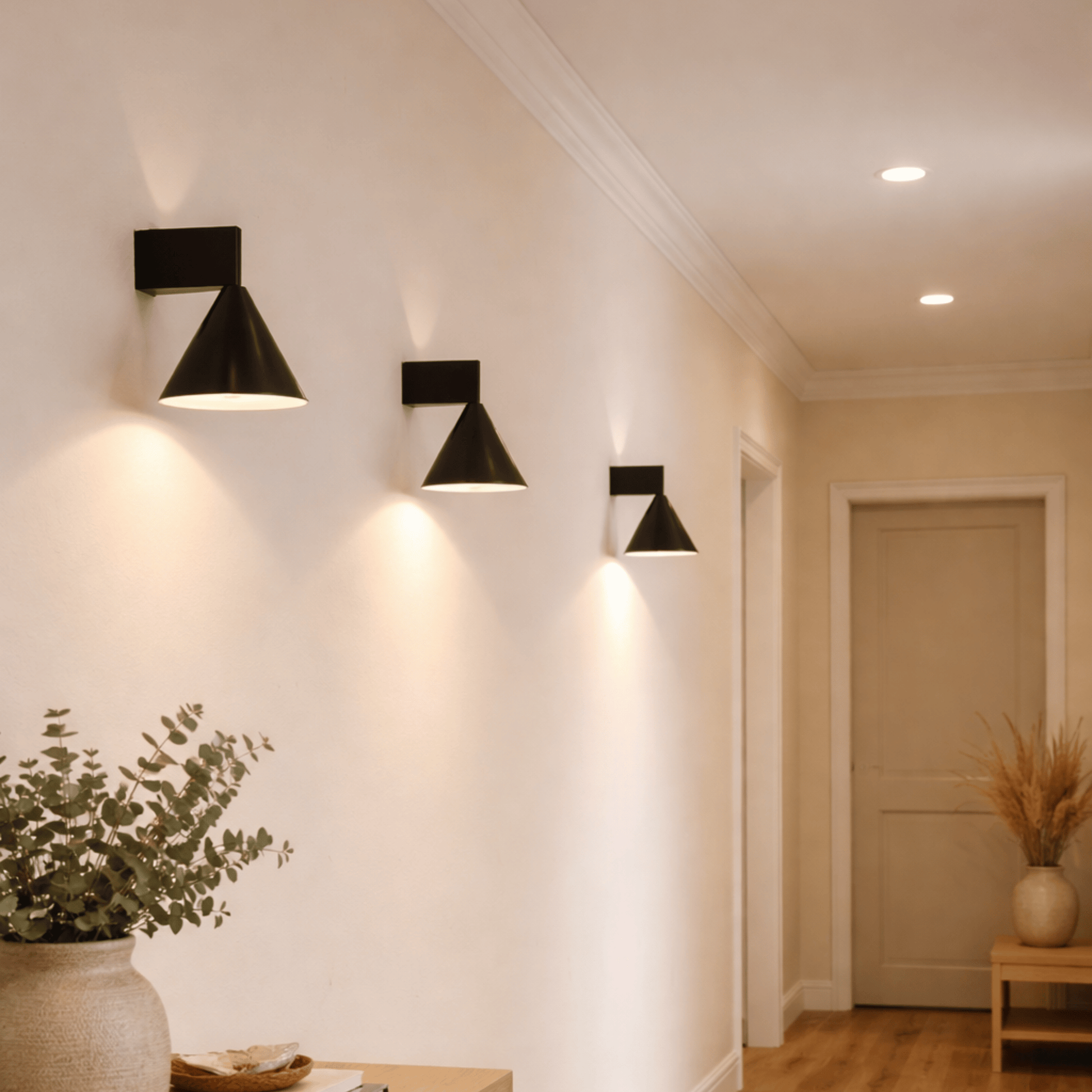 Wandlamp Minimalistisch met Kegelvorm en Up-Down Verlichting