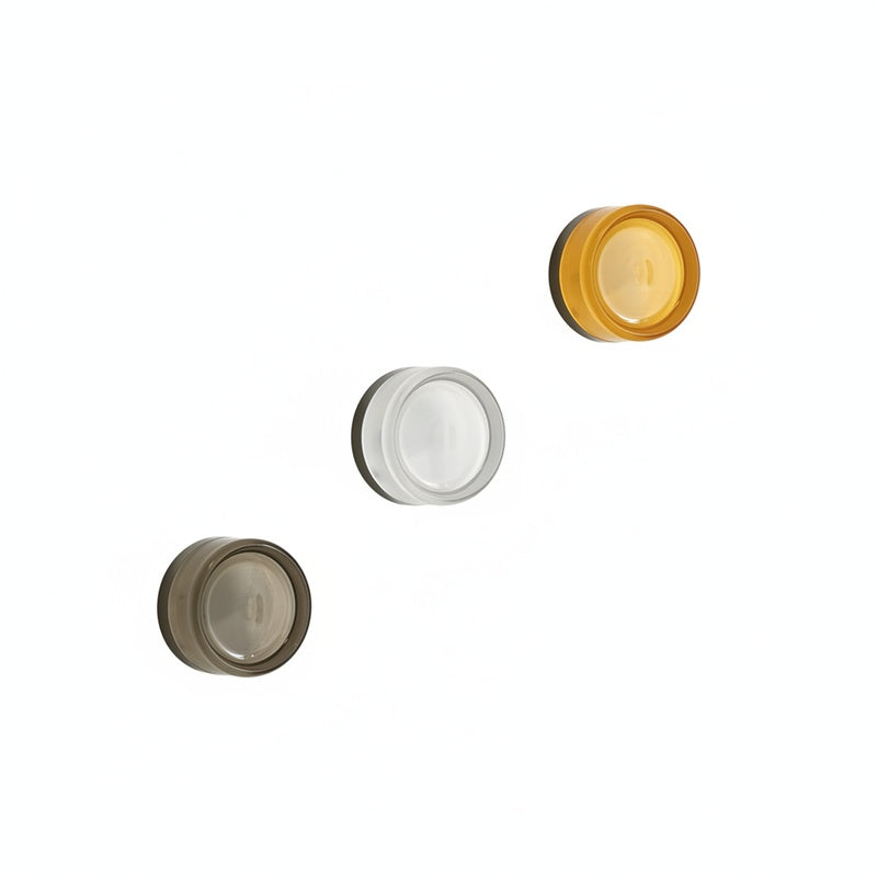 Wandlamp Minimalistisch met Rond Glazen Kap en Geïntegreerde LED