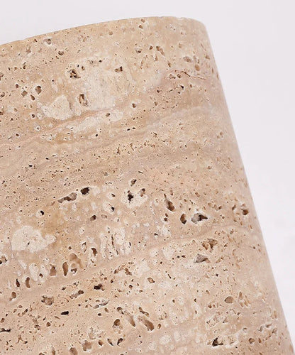 Wandlamp Minimalistisch met Travertine Kap en Up-Down Verlichting