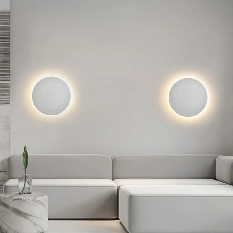 Wandlamp Minimalistisch Rond LED met Indirecte Verlichting