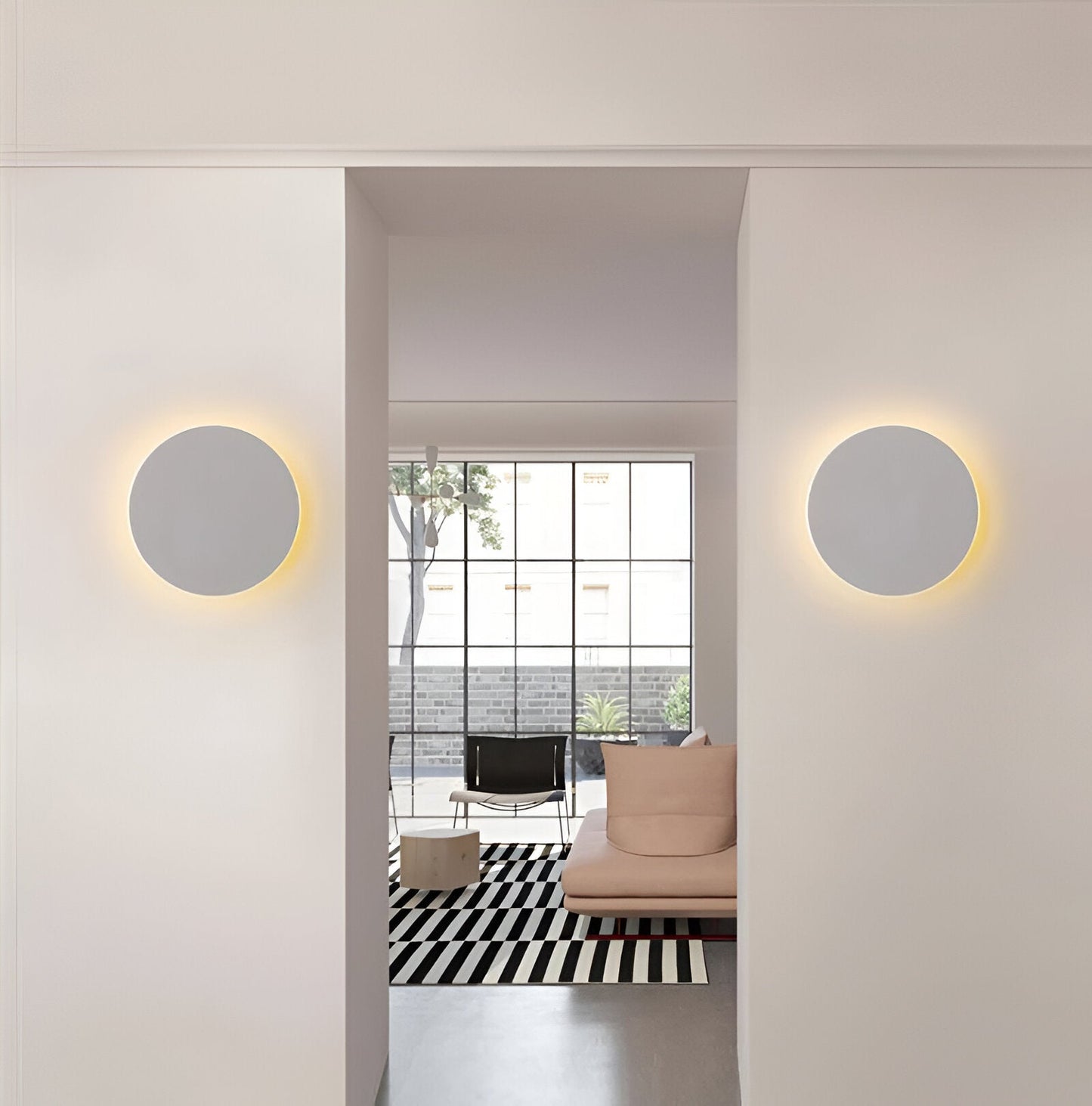 Wandlamp Minimalistisch Rond LED met Indirecte Verlichting