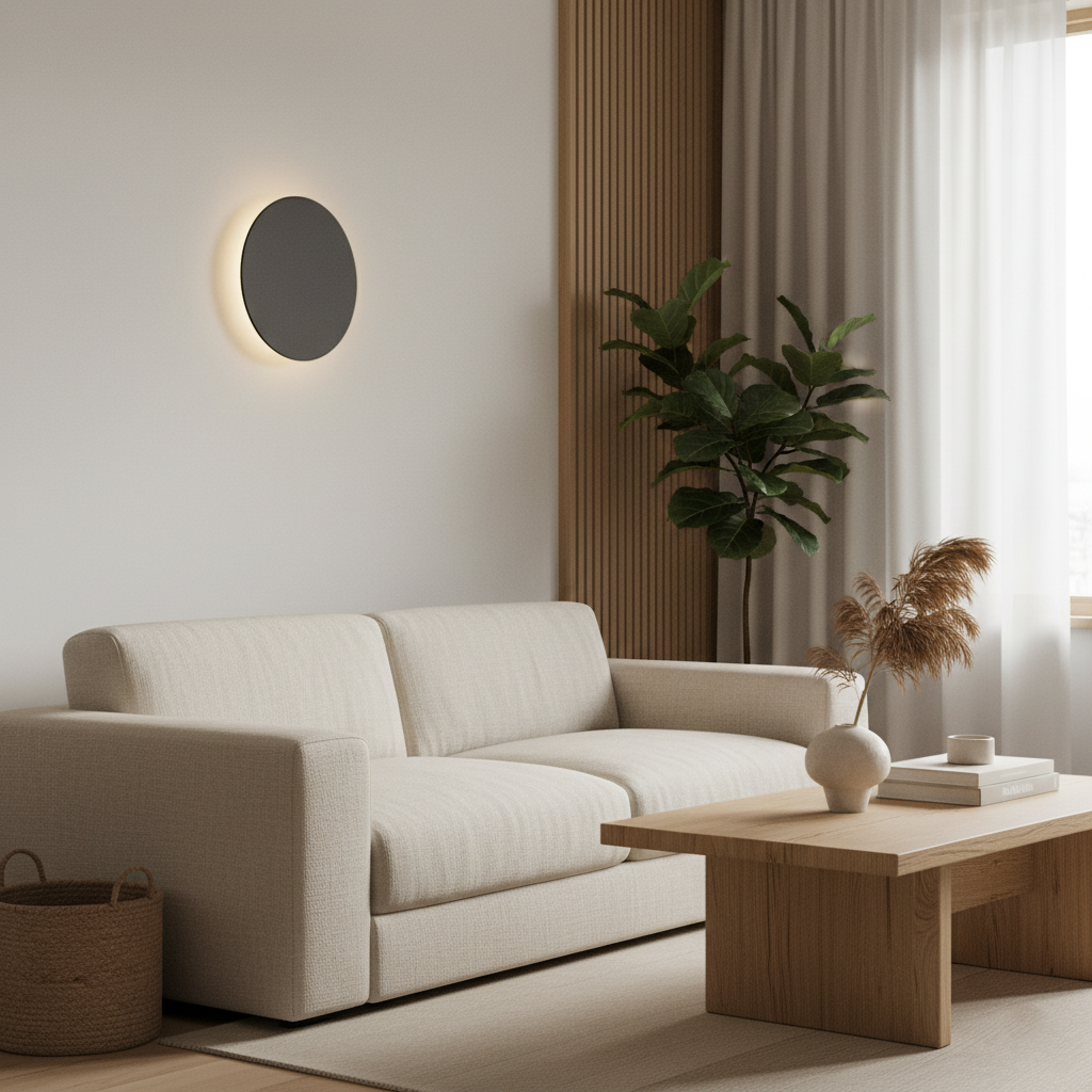 Wandlamp Minimalistisch Rond LED met Indirecte Verlichting