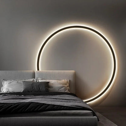 Wandlamp Minimalistisch Rond LED Ring voor Slaapkamer en Woonkamer