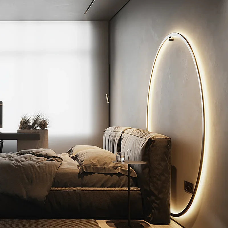 Wandlamp Minimalistisch Rond LED Ring voor Slaapkamer en Woonkamer