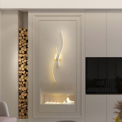 Wandlamp Modern LED Dimbaar met Golvend Design