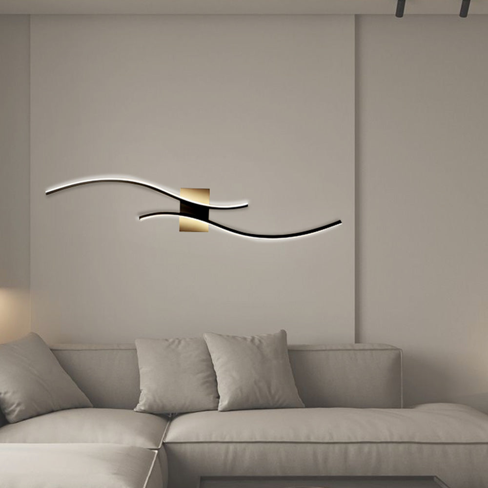 Wandlamp Modern LED Dimbaar met Golvend Design