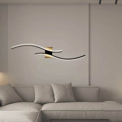 Wandlamp Modern LED Dimbaar met Golvend Design