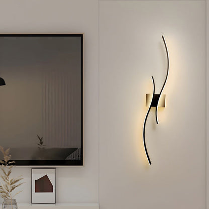 Wandlamp Modern LED Dimbaar met Golvend Design