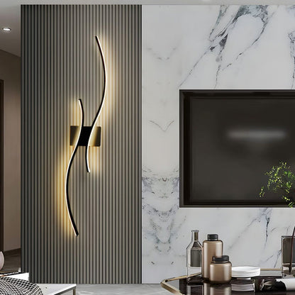 Wandlamp Modern LED Dimbaar met Golvend Design