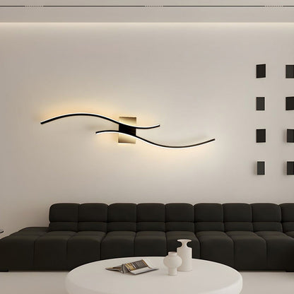 Wandlamp Modern LED Dimbaar met Golvend Design