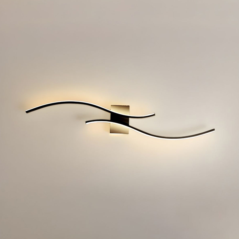 Wandlamp Modern LED Dimbaar met Golvend Design