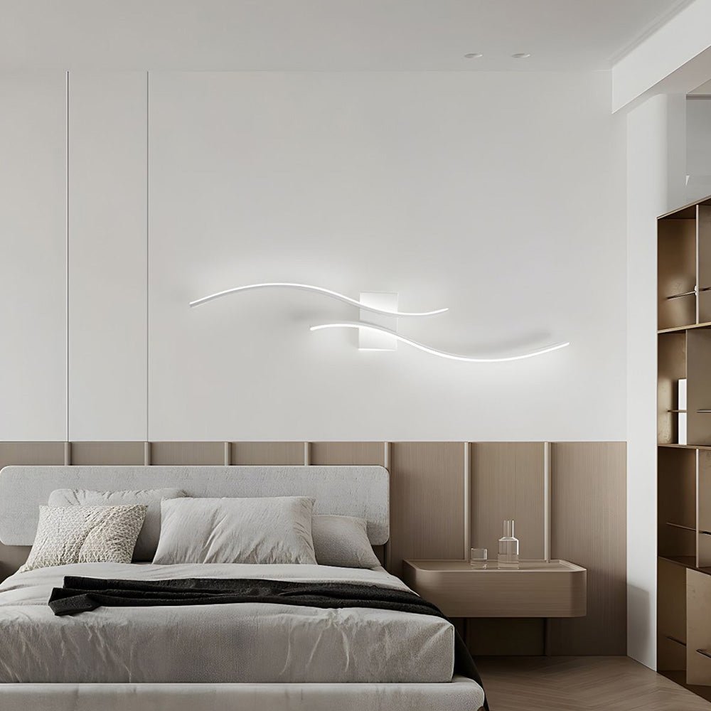 Wandlamp Modern LED Dimbaar met Golvend Design