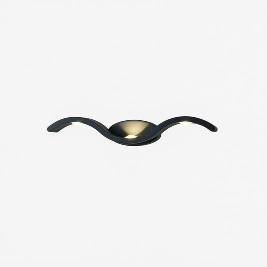 Wandlamp Modern LED met Golvend Design voor Binnen en Buiten
