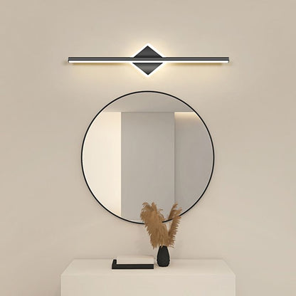 Wandlamp Modern LED met Lineaire Staaf en Ronde Rozet Dimbaar