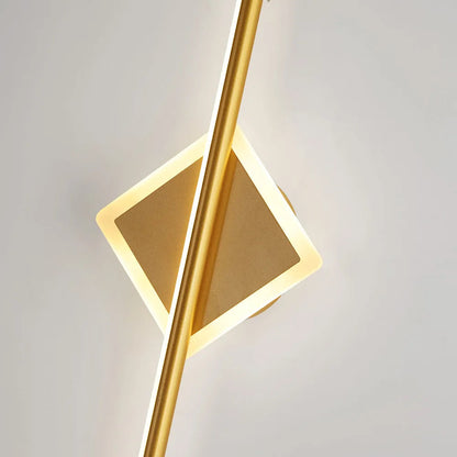 Wandlamp Modern LED met Lineaire Staaf en Ronde Rozet Dimbaar