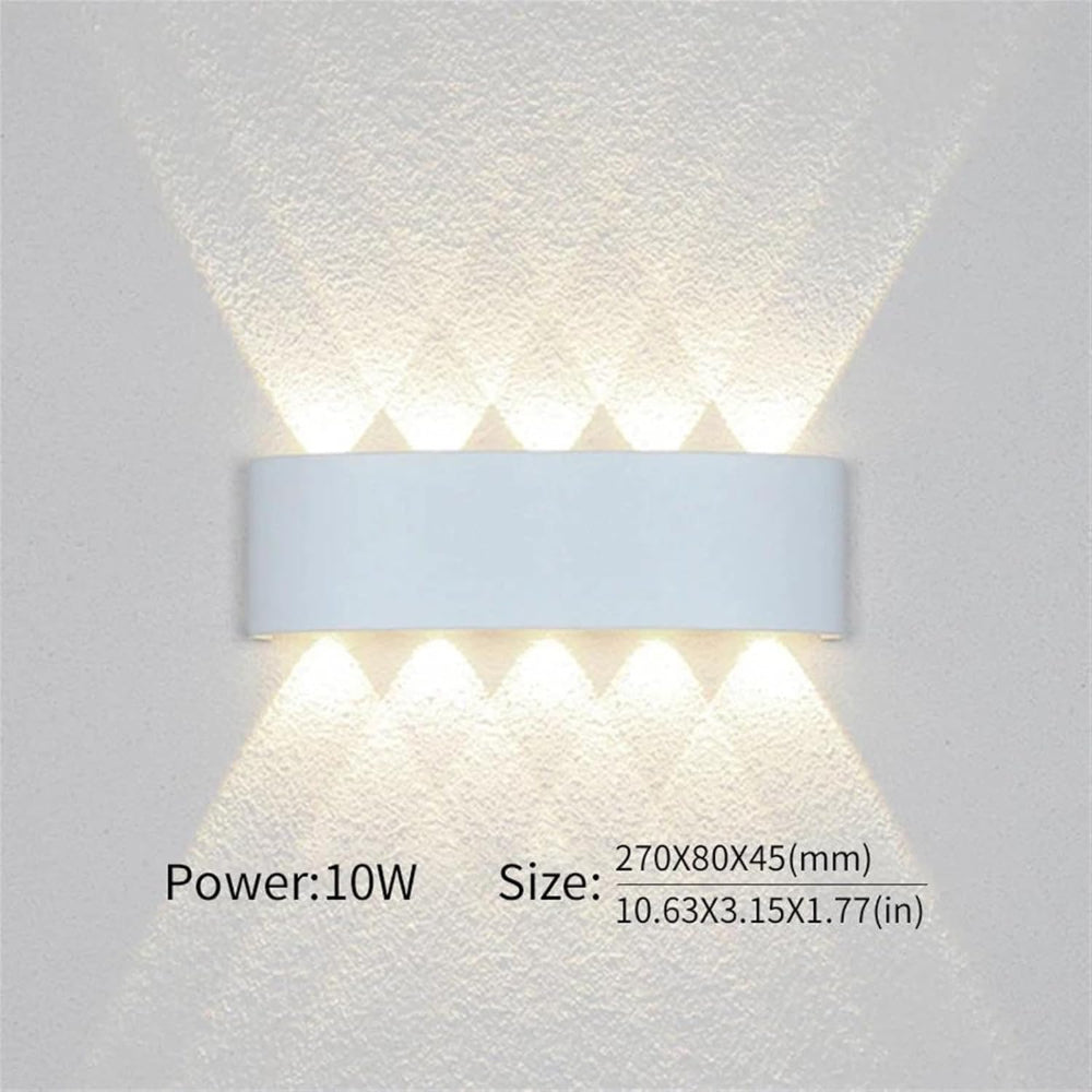 Wandlamp Modern LED met Up en Down Verlichting voor Binnen en Buiten