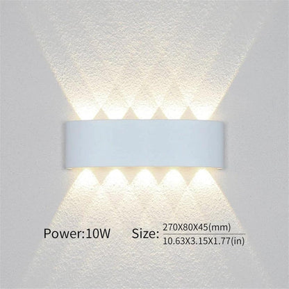 Wandlamp Modern LED met Up en Down Verlichting voor Binnen en Buiten