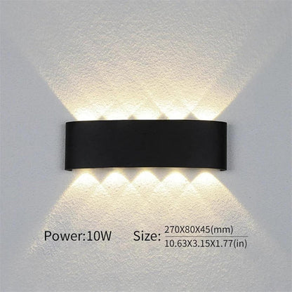 Wandlamp Modern LED met Up en Down Verlichting voor Binnen en Buiten
