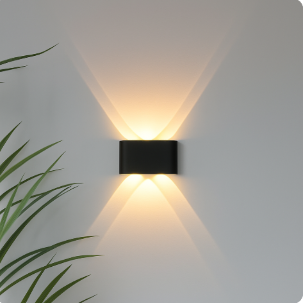 Wandlamp Modern LED met Up en Down Verlichting voor Binnen en Buiten