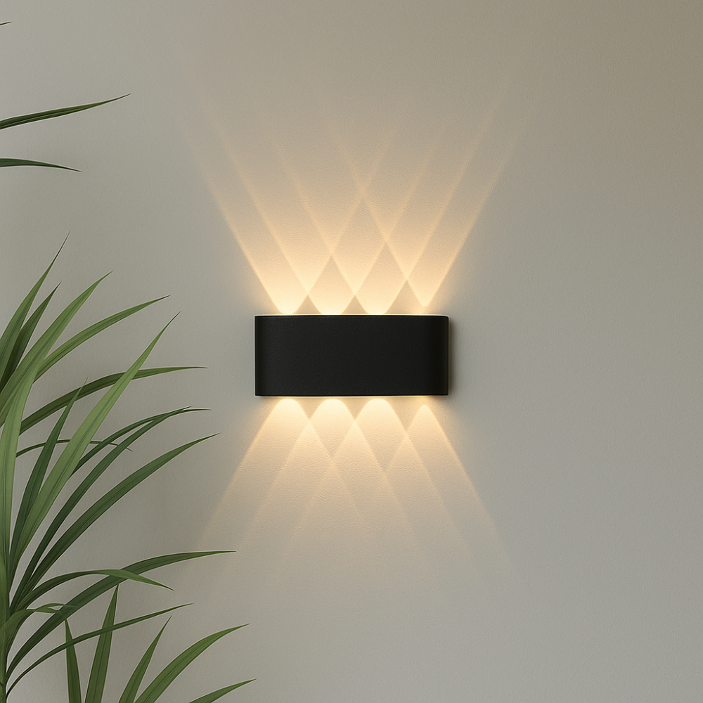 Wandlamp Modern LED met Up en Down Verlichting voor Binnen en Buiten