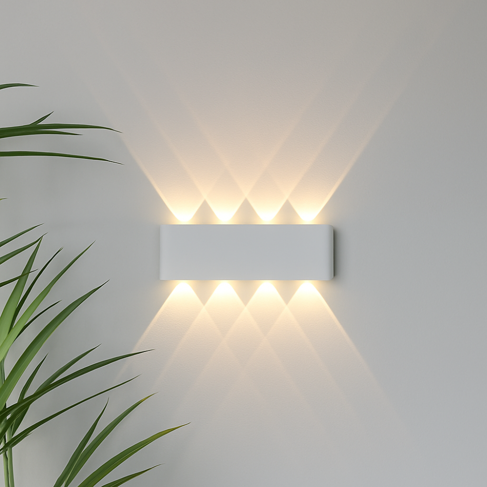 Wandlamp Modern LED met Up en Down Verlichting voor Binnen en Buiten