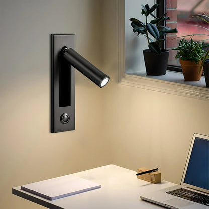 Wandlamp Modern Leeslamp met Draaibare Spot en Ingebouwde LED voor Slaapkamer