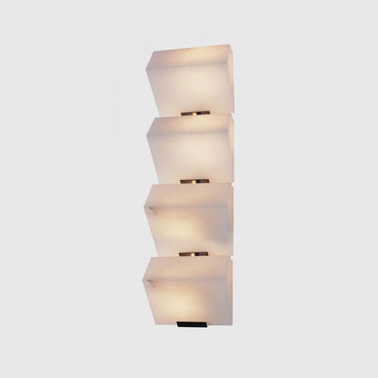 Wandlamp Modern met Albast Kappen en Geïntegreerde LED