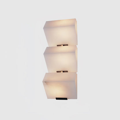 Wandlamp Modern met Albast Kappen en Geïntegreerde LED