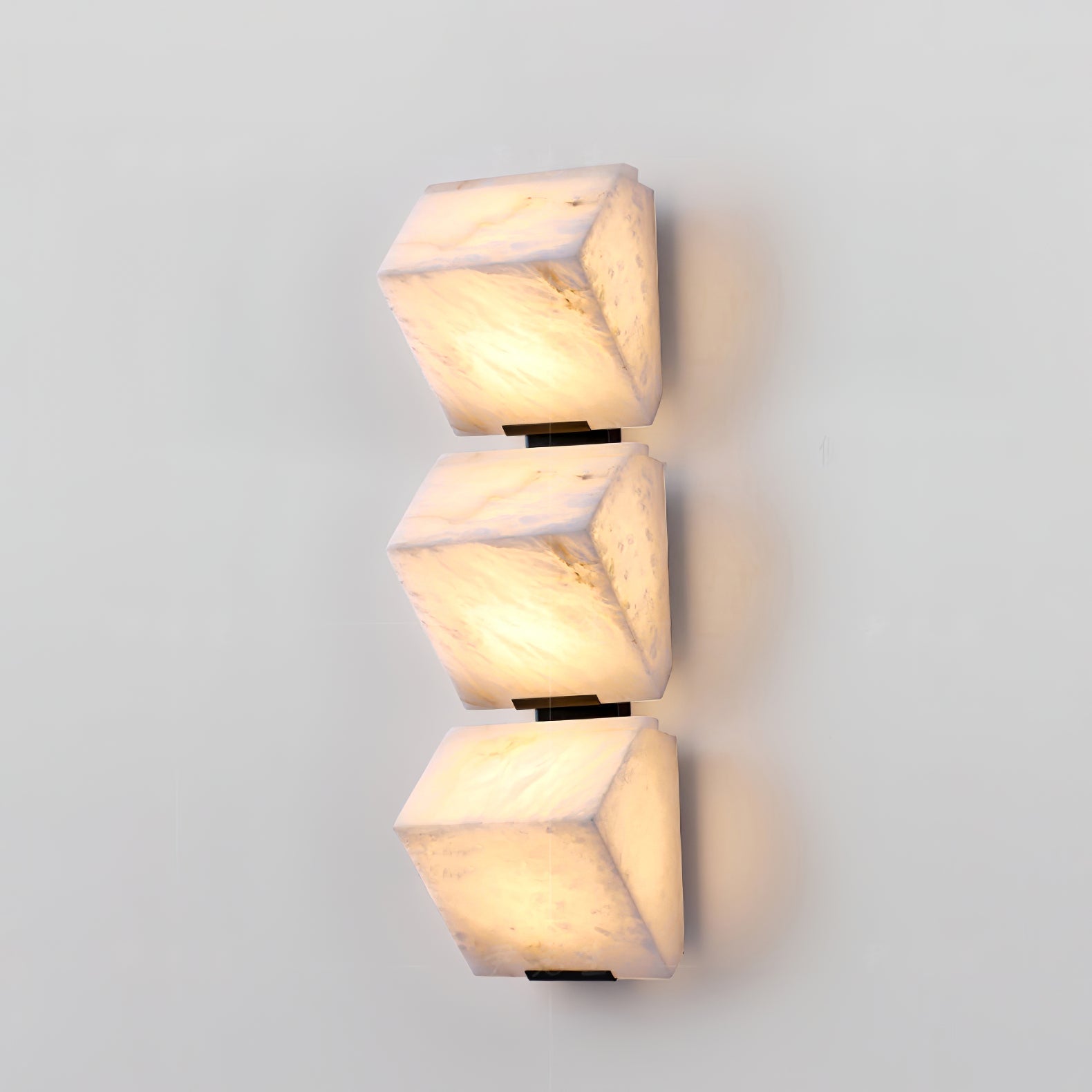 Wandlamp Modern met Albast Kappen en Geïntegreerde LED