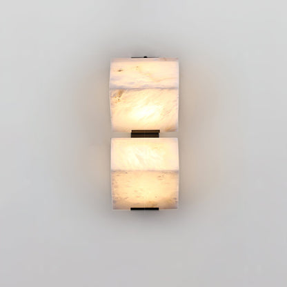 Wandlamp Modern met Albast Kappen en Geïntegreerde LED
