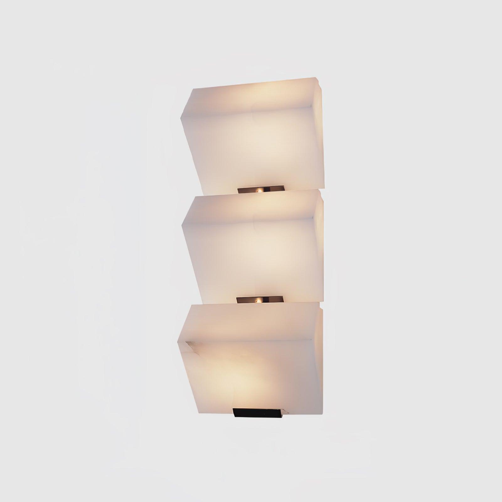 Wandlamp Modern met Albast Kappen en Geïntegreerde LED