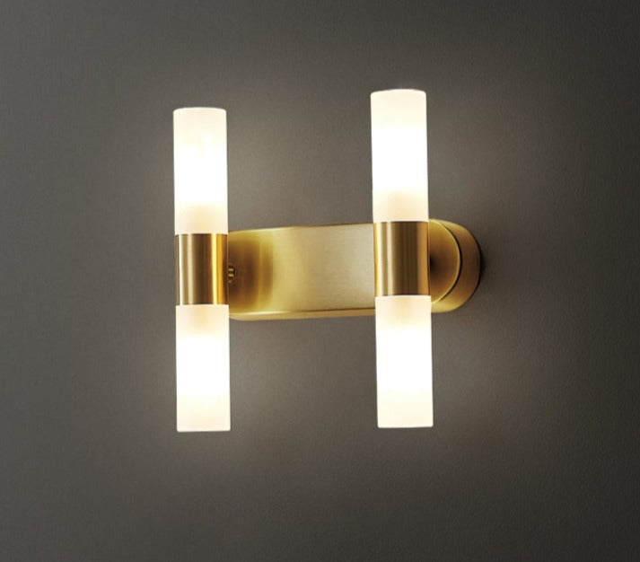 Wandlamp Modern met Cilindervormige Kappen en Geïntegreerde LED