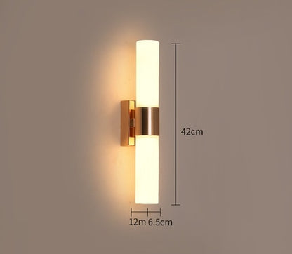 Wandlamp Modern met Cilindervormige Kappen en Geïntegreerde LED