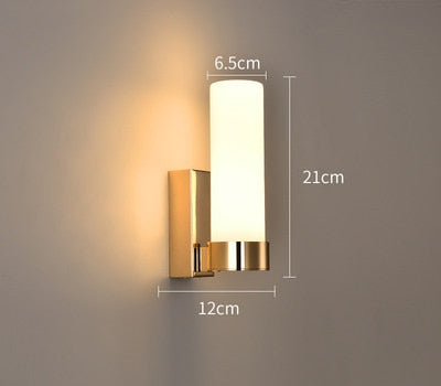 Wandlamp Modern met Cilindervormige Kappen en Geïntegreerde LED