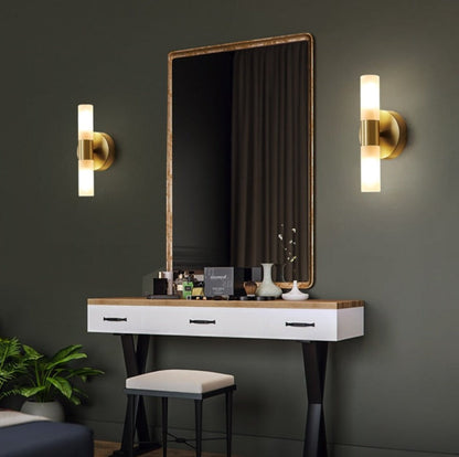 Wandlamp Modern met Cilindervormige Kappen en Geïntegreerde LED