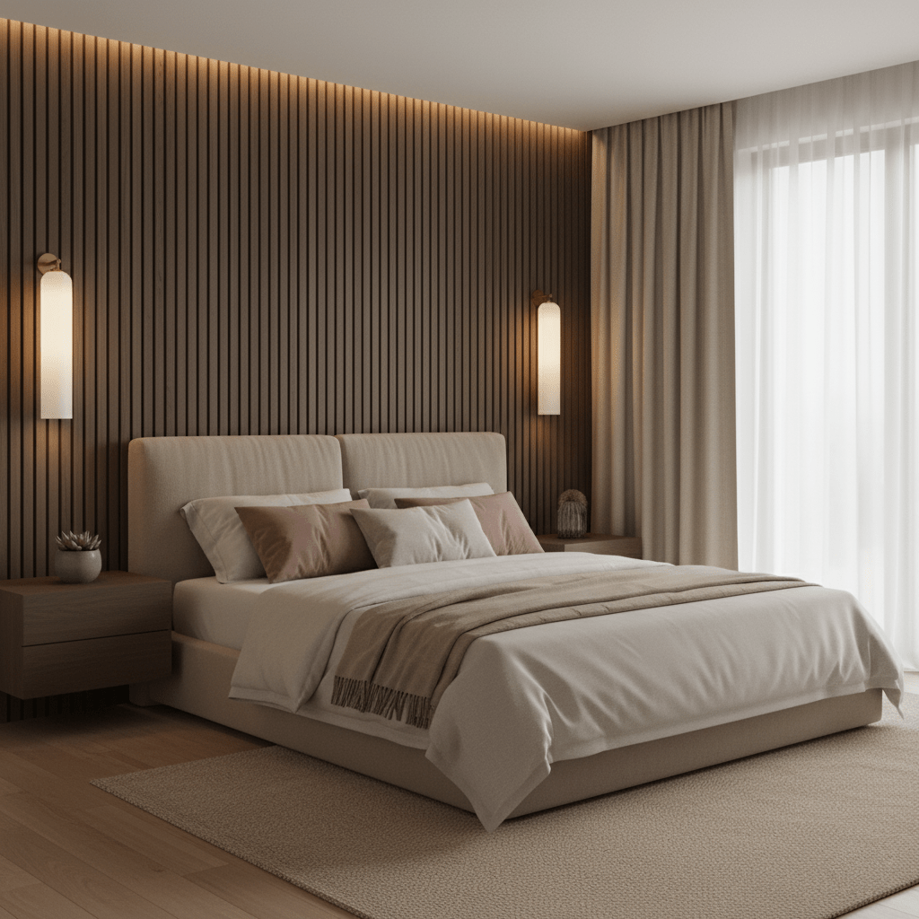 Wandlamp Modern met Cilindrisch Glazen Kap en GU10 Fitting