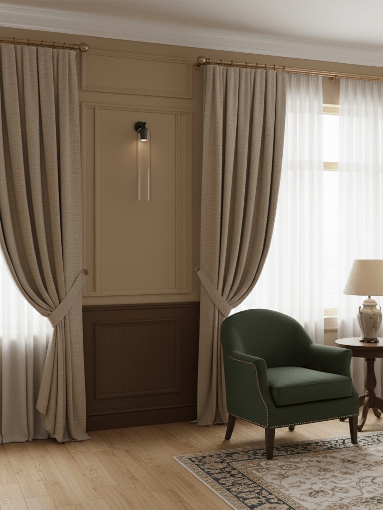 Wandlamp Modern met Cilindrisch Glazen Kap en GU10 Fitting