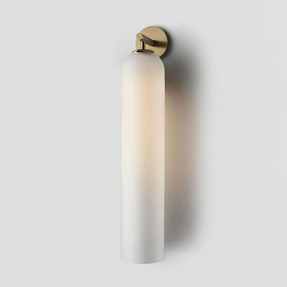 Wandlamp Modern met Cilindrisch Glazen Kap en GU10 Fitting